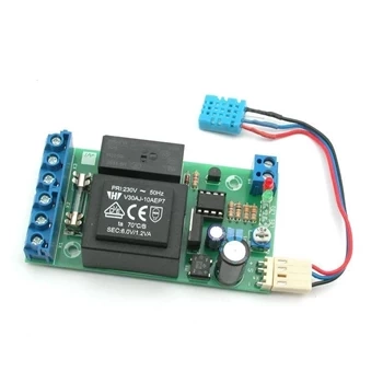 Sterownik wentylatora z czujnikiem wilgotności powietrza - zlutowany KIT AVT 1855