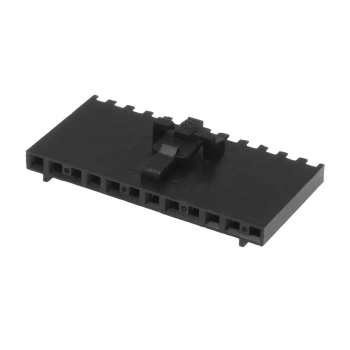 Wtyk żeński NCDG, przewód-płytka, 12 pin, bez styków, 2.54mm