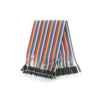 Zestaw przewodów połączeniowych męski–męski 20cm – 40 szt. do płytek stykowych, Arduino i Raspberry Pi