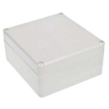Obudowa hermetyczna z uszczelką do elektroniki 115,4 × 125,3 × 58,1 mm PS jasnoszary KRADEX Z59JH