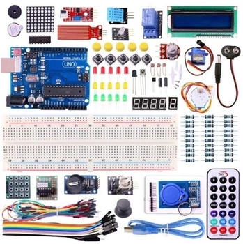 Zestaw Startowy Kompatybilny z Arduino - 159 Elementów w praktycznym pudełku