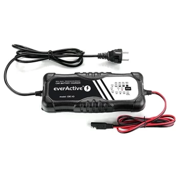 Ładowarka, prostownik samochodowy automatyczny 12V / 24V everActive CBC-10 v2