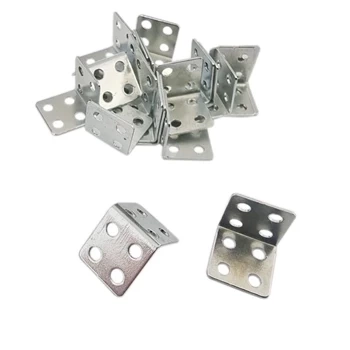 Zestaw 20 łączników metalowych kątowych 10x10mm