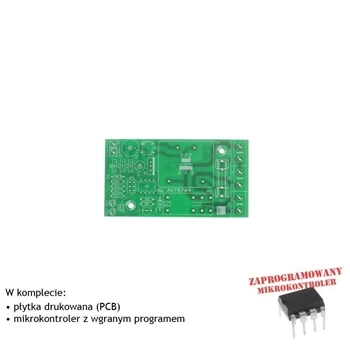 Programowany układ czasowy 230V - PCB i mikroprocesor do projektu AVT 5704