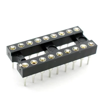 Podstawka DIP 18 pin precyzyjna, raster 2,54 mm