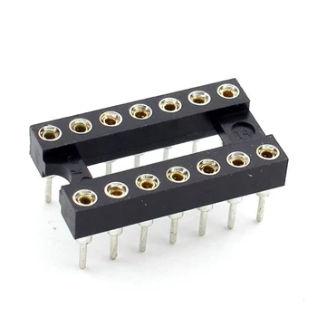 Podstawka DIP 14 pin precyzyjna, raster 2,54 mm