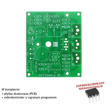 Regulator do prostownika - PCB i mikroprocesor do projektu AVT 3166