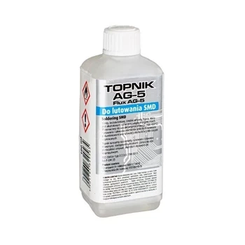 Topnik do lutowania AG5 100ml, butelka z pędzelkiem