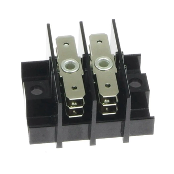 Listwa konektorowa FASTON 6,3x0,8mm 2-torowa - WECO 52.886.033