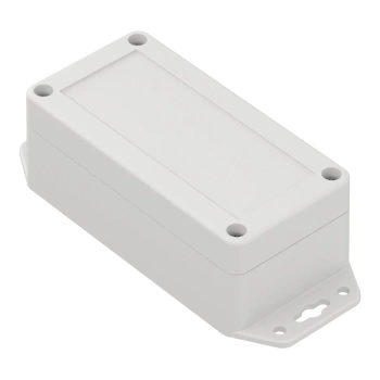 Obudowa hermetyczna z uchem ZP120.60.45 jasnoszara ABS