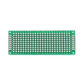 Płytka uniwersalna dwustronna THT raster 2,54 mm, 70 × 30 mm, zielony