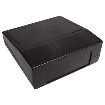 Obudowa uniwersalna Z25, 220 × 220 × 78 mm, PS, czarna, z panelami bocznymi, Kradex