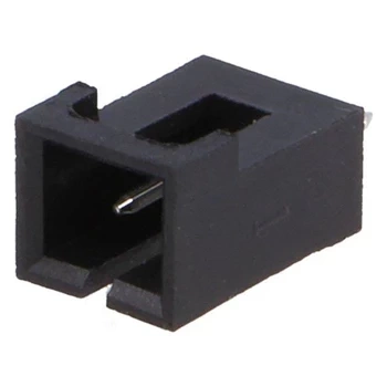 Gniazdo męskie NCDW 2 pin, przewód-płytka, raster 2,54 mm, z zatrzaskiem, Ninigi