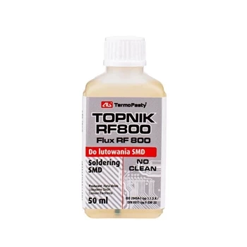 Topnik do lutowania RF800 - butelka z pędzelkiem 50ml - AGTermoPasty AGT-248