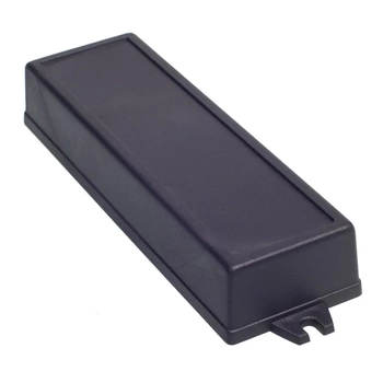 Obudowa uniwersalna Z51U, 49 × 155 × 27 mm, ABS, czarna, z panelami bocznymi, z uchwytem montażowym, Kradex