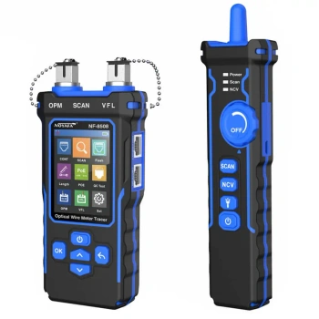 Tester kabli sieciowych LAN i światłowodów 9w1 z PoE, VFL i OPM, Noyafa NF-8508
