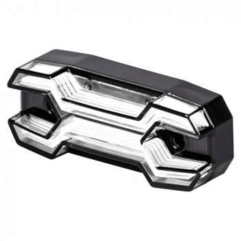 Lampa obrysowa LED X-SPIDER NEXO przednia biała, 12/24 V, 117,9 × 43,2 mm, ze wspornikiem - L1324