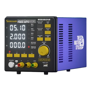 Zasilacz laboratoryjny DSP30D5, 0–30 V / 0–5 A, 150 W, tryby CV i CC, Mechanic