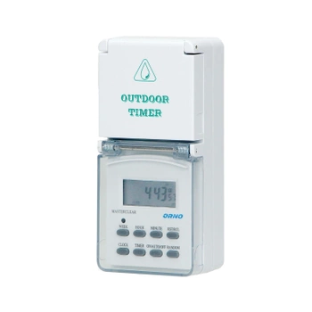 Elektroniczny programator czasowy IP44, 8 programów, ORNO PRE-432