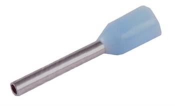 Tulejka kablowa izolowana 0.25mm² 8mm - końcówka tulejkowa SGE 601213