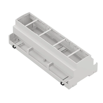 Obudowa modułowa na szynę DIN ZD1012J, 89,8 × 213,8 × 65,2 mm, ABS, szara, Kradex