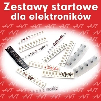 Zestaw kondensatorów SMD 1206 (100pF-10uF) 120 sztuk, AVT714