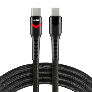 Kabel USB-C - USB-C, 240 W, 2 m, everActive, CBB-2PDRS