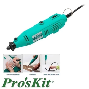 Wiertarka z wałkiem giętkim i zestawem akcesoriów, Proskit PT-5501I