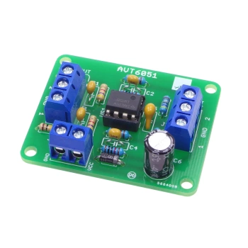 Podwójny konwerter napięcia z 0-5V na 0-10V - zlutowany KIT AVT 6051