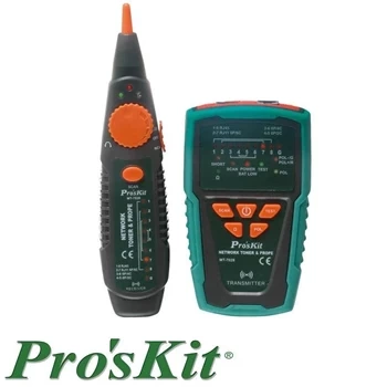 Tester LAN RJ45, RJ11, szukacz par przewodów, NCV, Proskit MT-7028
