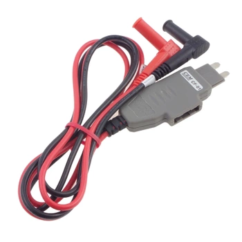 Adapter bezpiecznikowy do pomiaru prądu CEM CF-01, bezpiecznik STANDARD, wtyki bananowe