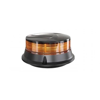 Lampa ostrzegawcza LED do pojazdu, 19W, 30 LED, światło pomarańczowe, magnes, R65 R10, 12V/24V, ALR0071