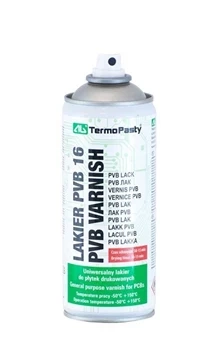 Lakier izolacyjny PVB 16 do płytek drukowanych - spray 400ml - AGTermoPasty AGT-115