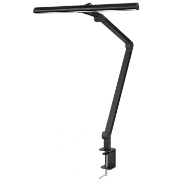 Profesjonalna lampa biurkowa LED 1 ramienna 18W czarna