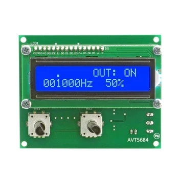Cyfrowy generator sygnału prostokątnego 1 Hz-499 kHz - zlutowany KIT AVT 5684