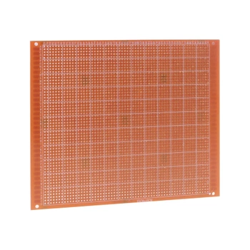 Płytka uniwersalna 18 x 15 cm, jednostronna, raster 2,54 mm, czerwona, PU21