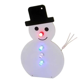 Bałwanek LED 3V ozdoba świąteczna DIY - zlutowany KIT AVT 3150