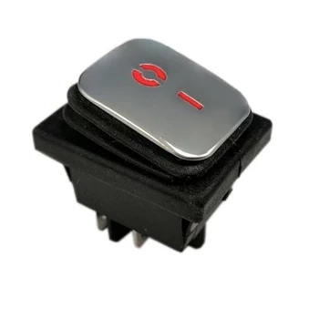 Włącznik ON-OFF KCD4-MB 16A 250V podwójny IP65 czerwony
