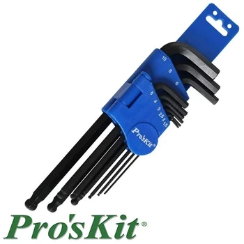 Komplet kluczy imbus 1.5 - 10mm, 8PK-028 Proskit