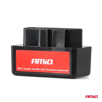Skaner Diagnostyczny OBD2 mini z BT, AMIO-04732