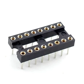 Podstawka DIP 16 pin precyzyjna, raster 2,54 mm