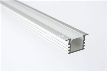 Profil PDS4-K, aluminium anodowane, osłonka mleczna, 1m