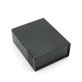 Obudowa uniwersalna KM-42N, 111 × 91 × 43 mm, ABS, czarna, moletowana, z panelami, Maszczyk