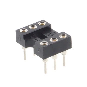 Podstawka DIP 6 pin precyzyjna, raster 2,54 mm