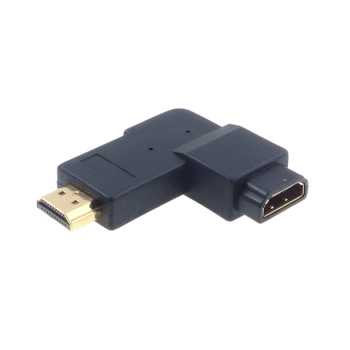 Adapter wtyk HDMI / gniazdo HDMI kątowy HDA25