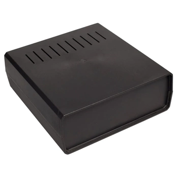 Obudowa uniwersalna Z1W, 188 × 197 × 70 mm, PS, czarna, wentylowana, z panelami bocznymi, Kradex