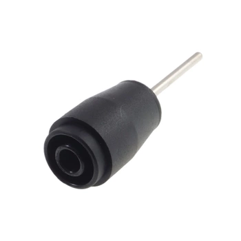 Gniazdo bezpieczne 4mm przyłącze lutowane do PCB 25A czarne