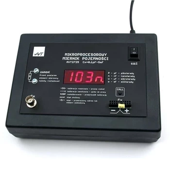 Mikroprocesorowy miernik pojemności - zlutowany KIT AVT 2725