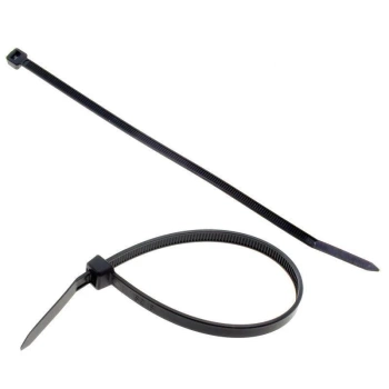 Opaski zaciskowe kablowe, 55 cm × 7,6 mm, 100 szt., czarne, poliamid, -35...+85°C