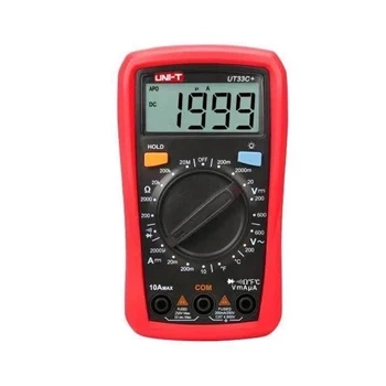 Multimetr kieszonkowy Uni-T UT-33C+, 2000 zliczeń, pomiar temperatury, sonda typu K